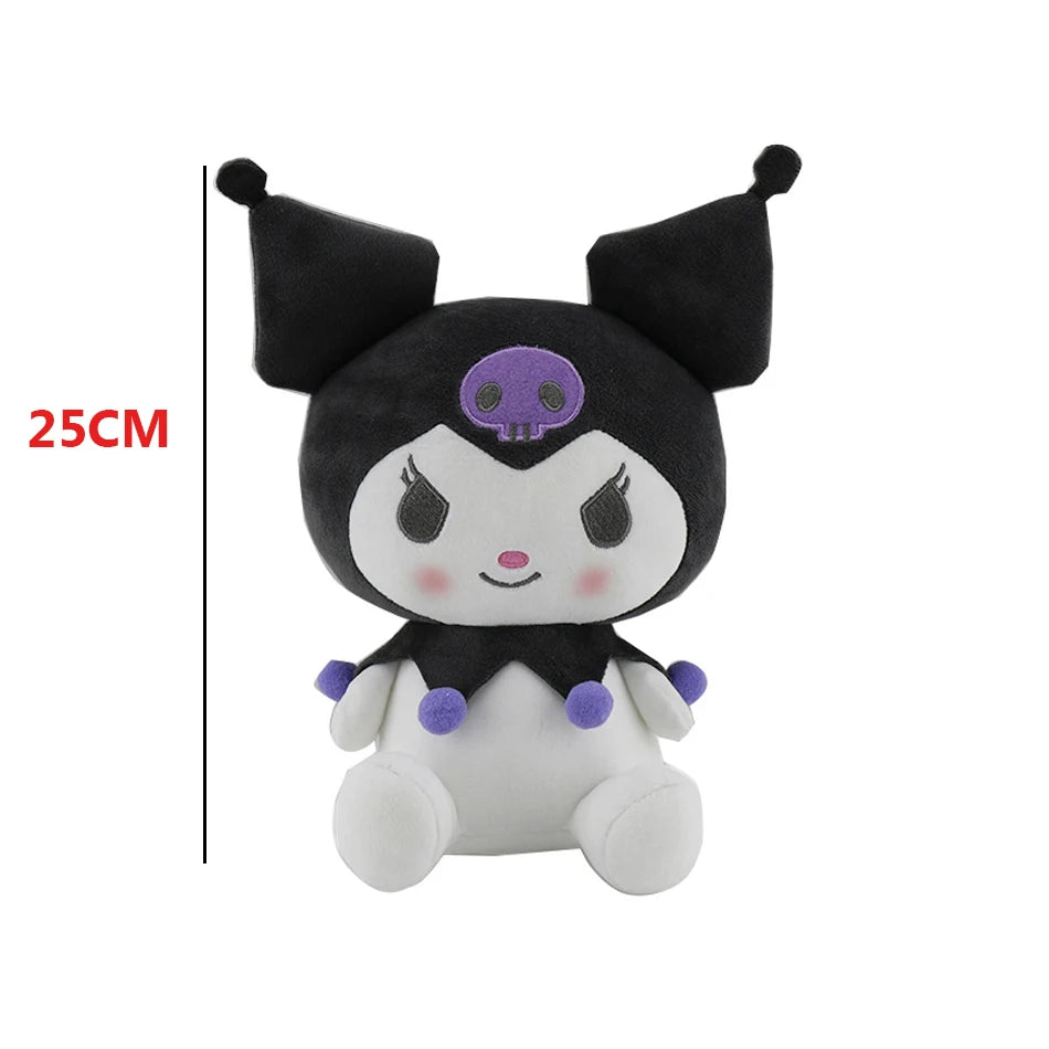 25cm Kuromi Plush Toy in Purple: Cute, Soft, and Mischievous