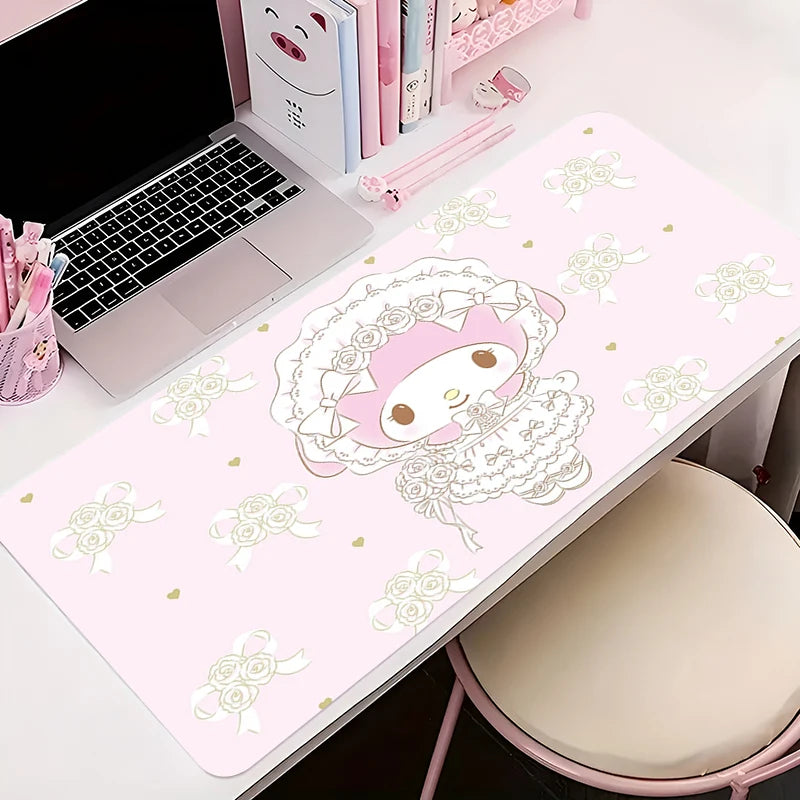 Add charm to your desk with this adorable My Melody table mat.