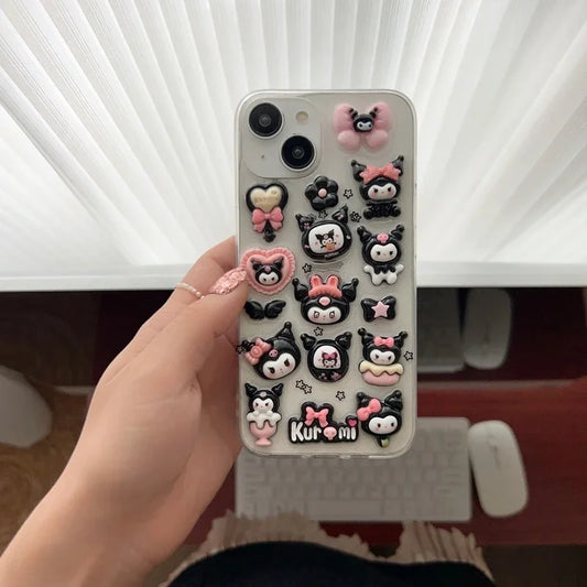 Adorable 3D Kurumi Transparent Case – Perfect for Sanrio Fans!