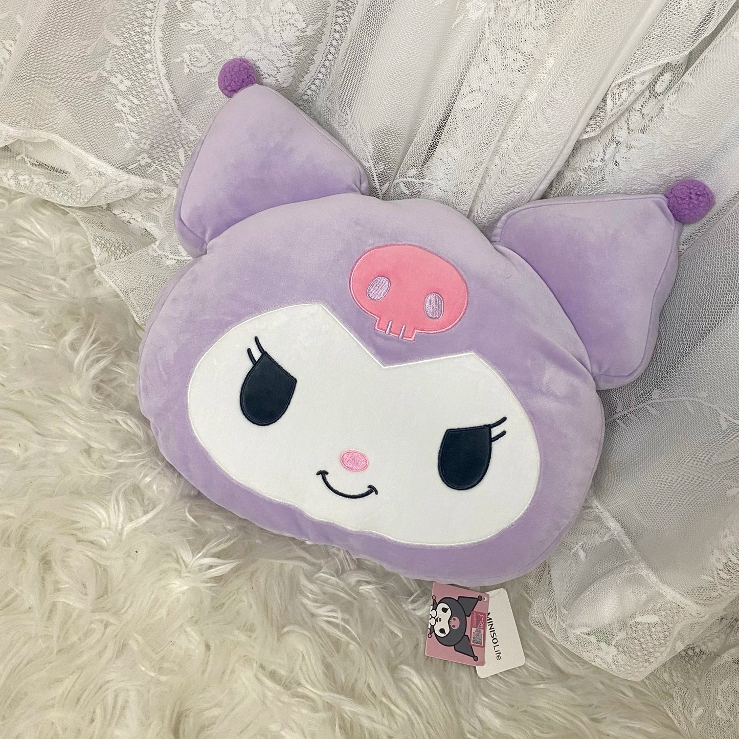 Adorable Kuromi Plush Cushion: A Cozy Back Companion