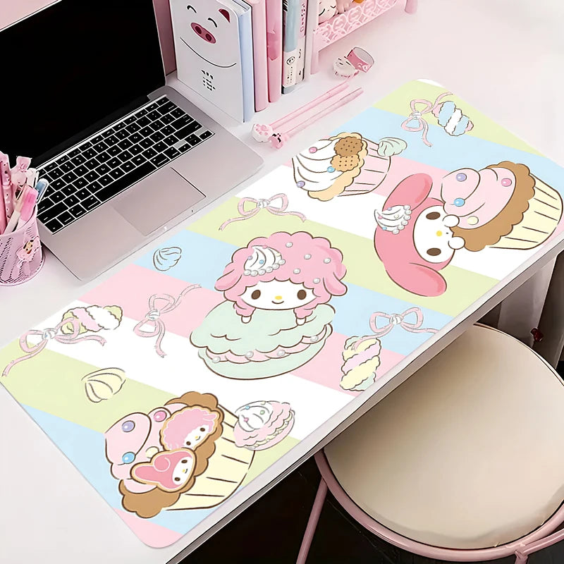 Adorable My Melody Desk Mat – Cute Mousepad Table Cover
