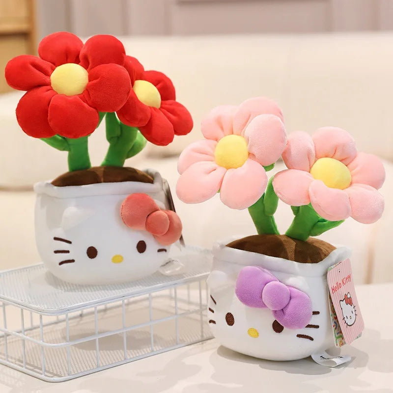 hello kitty plant pot Hello Kitty Flower Pot Plushies