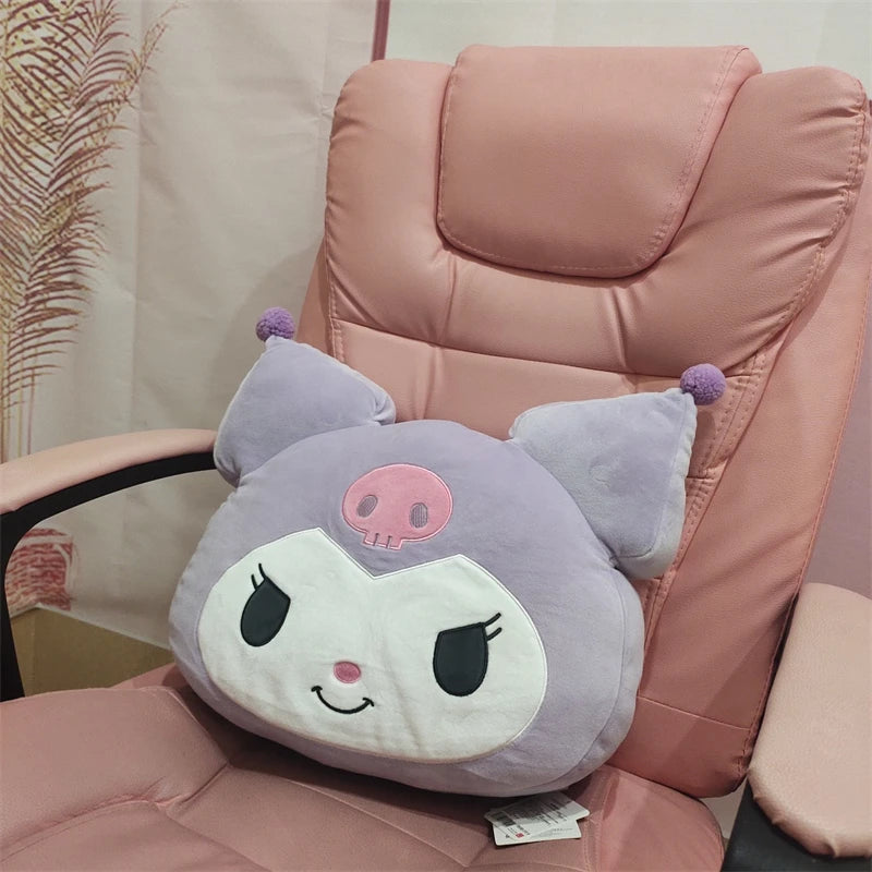 Charming Kuromi Plush Back Cushion: Cozy Up in Style