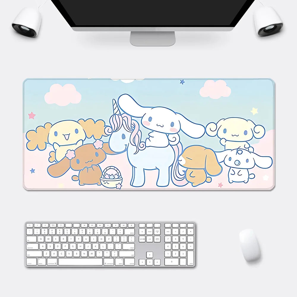 Cinnamoroll Bright & Colorful Desk Mat – Large Mousepad for PC
