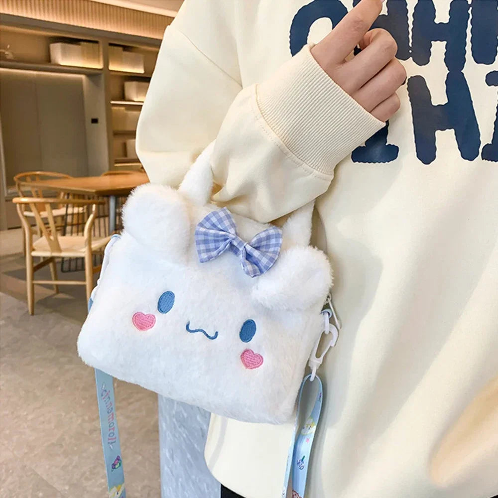 Cinnamoroll Plush Shoulderbag: Soft & Sweet Carry-All