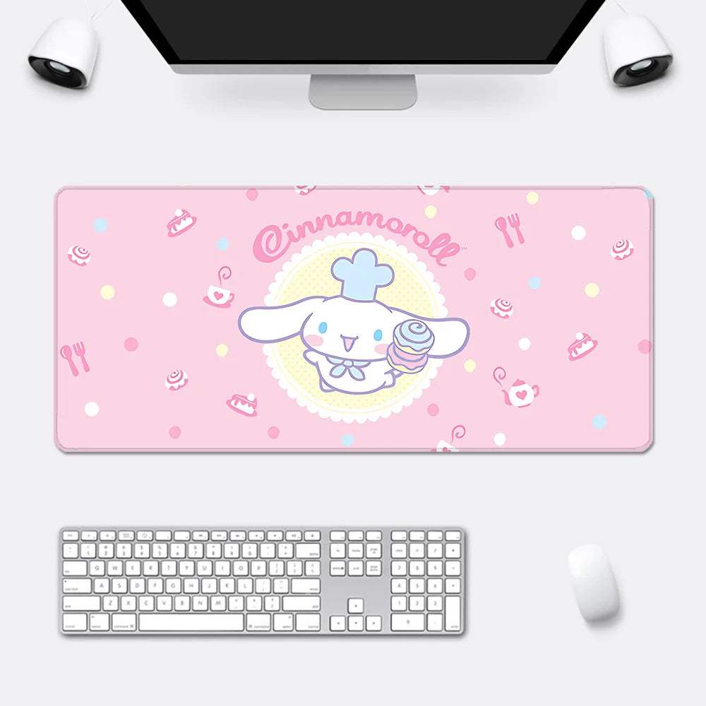 Cinnamoroll Rainbow Desk Mat – Vibrant Mouse & Keyboard Pad