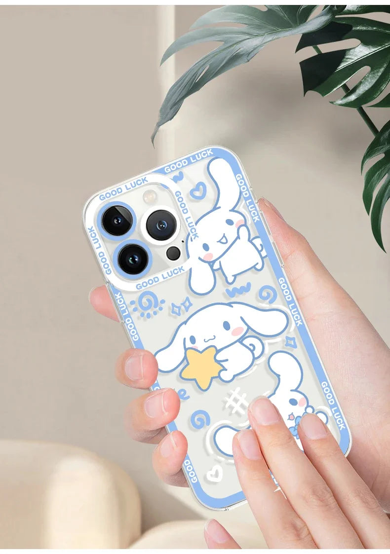 Cinnamoroll Transparent Soft Shell Case – Perfectly Cute & Clear Protection!