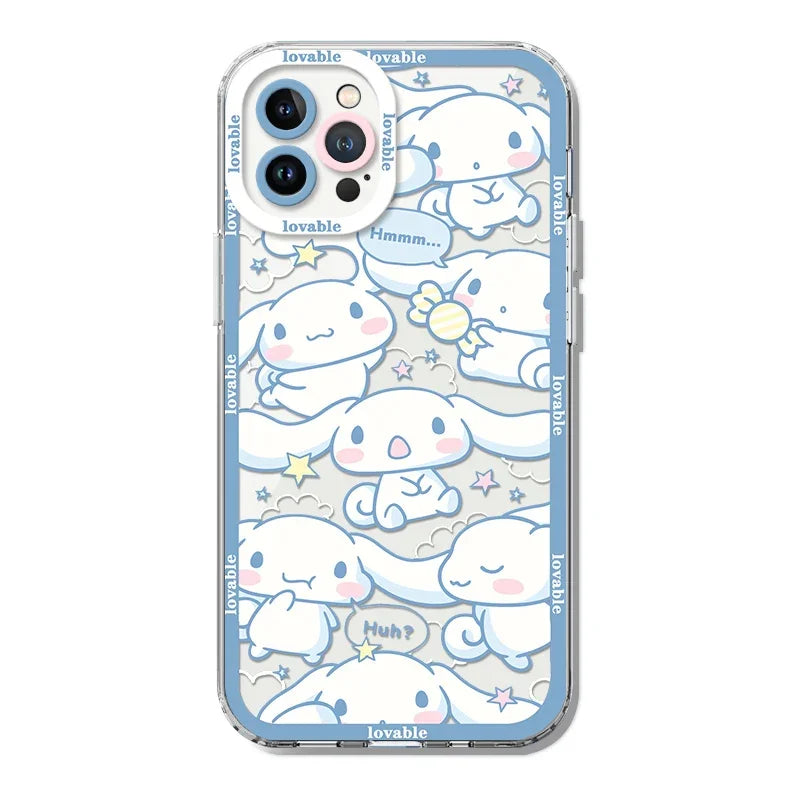 Clear Cinnamoroll Soft Shell Case for iPhone – Soft Protection with a Sanrio Touch!