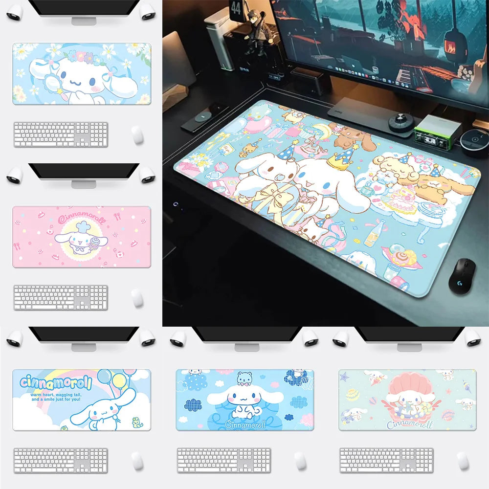 Colorful Cinnamoroll Mousepad – Cute Desk Mat for Work or Study