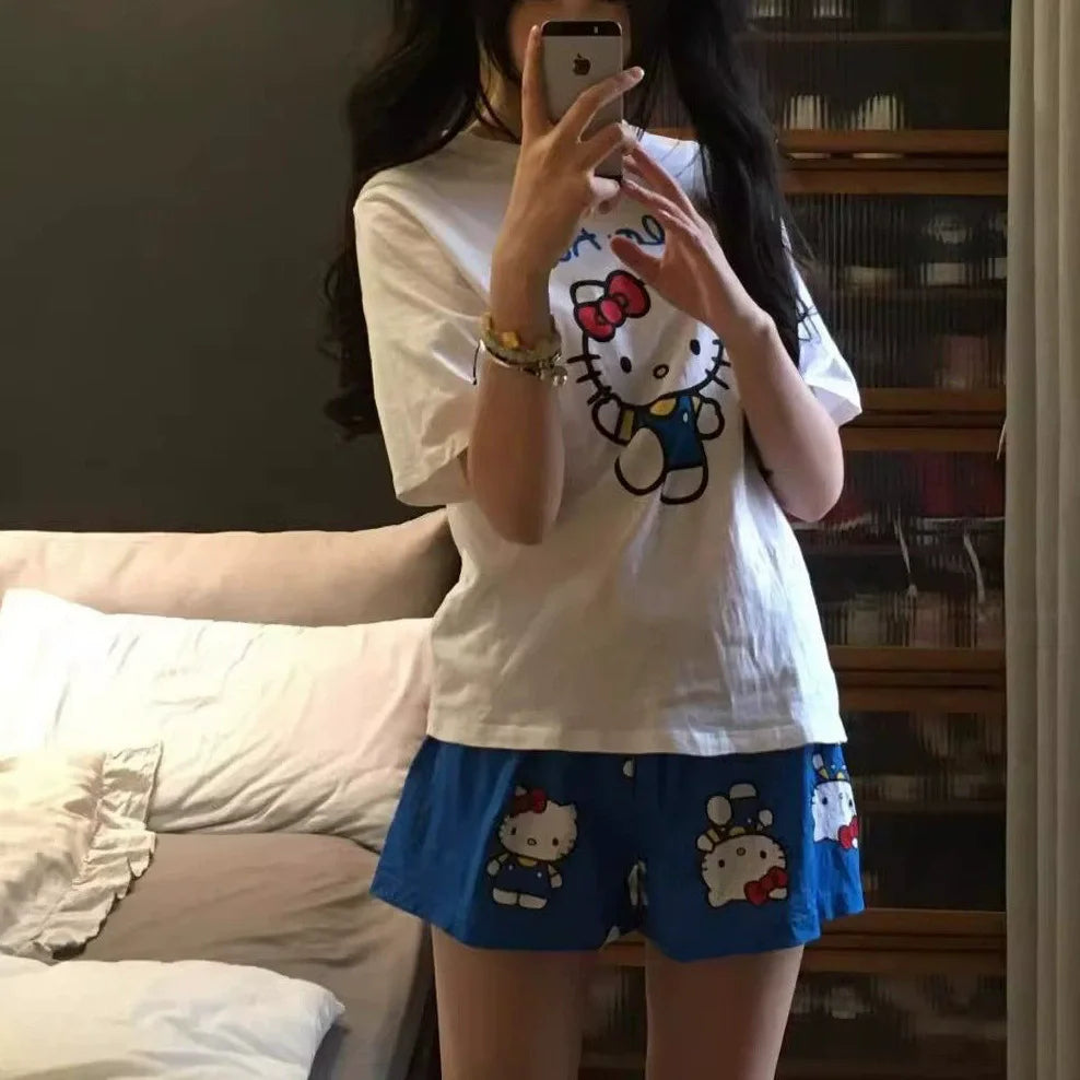 Cozy Kitty – Adorable Pajama Set for Relaxing Days
