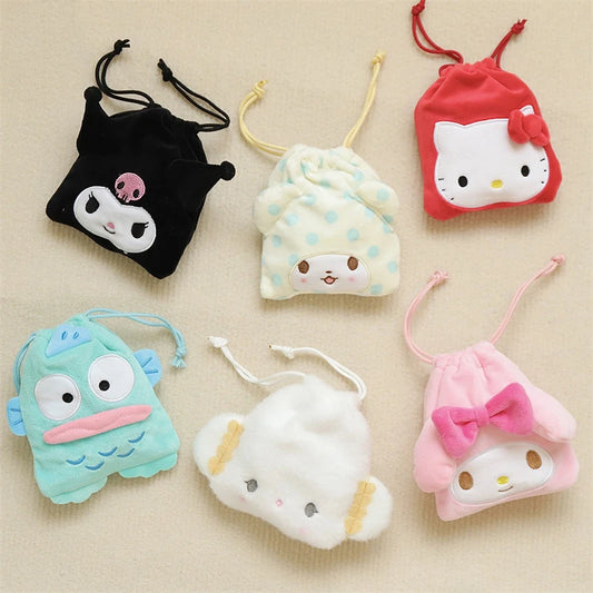Cute Sanrio Plush Drawstring
