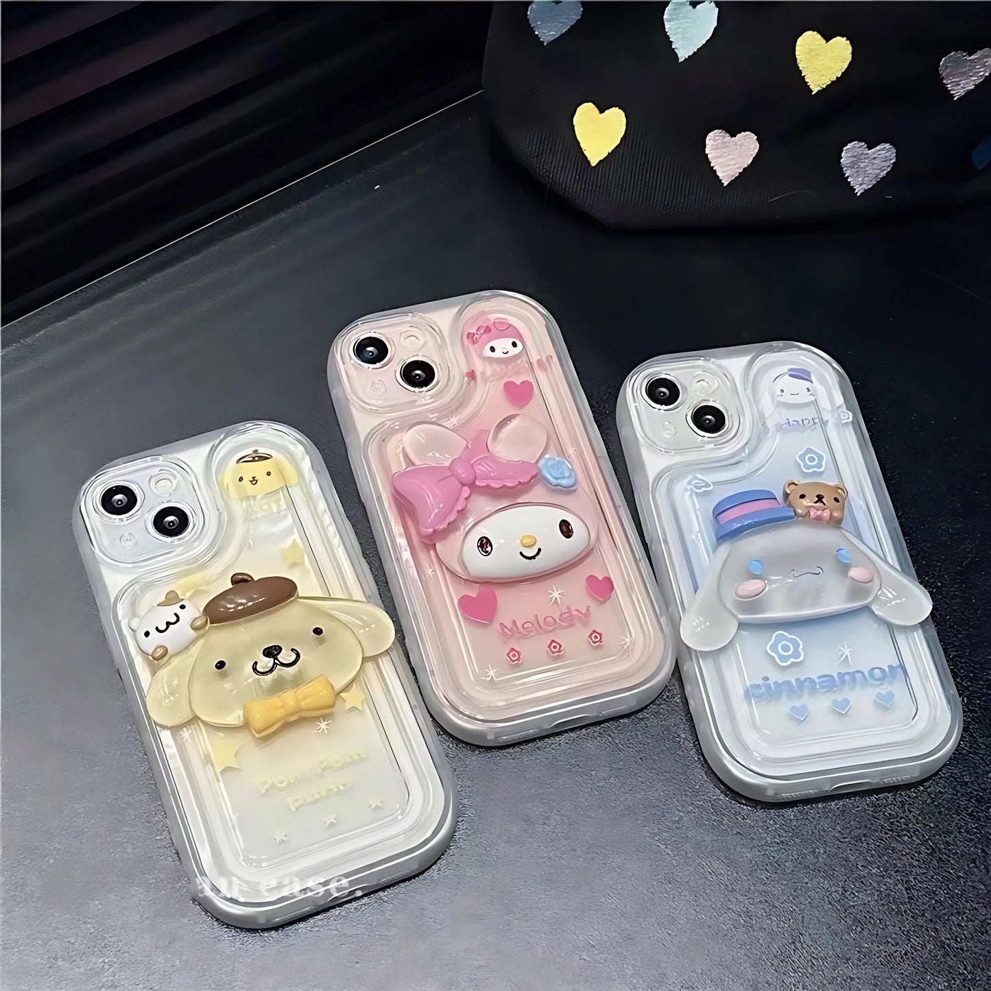 Cute & Sweet Melody Phone Case with Convenient Phone Grip