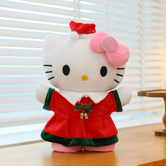Festive Hello Kitty Christmas Plush Toy – 35cm of Holiday Charm