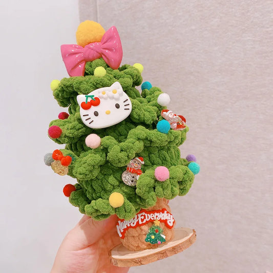 Hello Kitty Christmas Tree Festive Decor – Kawaii Sanrio Holiday Scene Gift