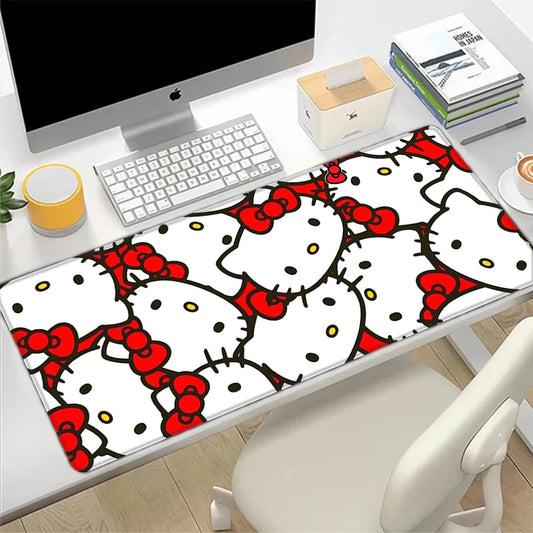 Hello Kitty Colorful Desk Pad | Mousepad & Keyboard Mat