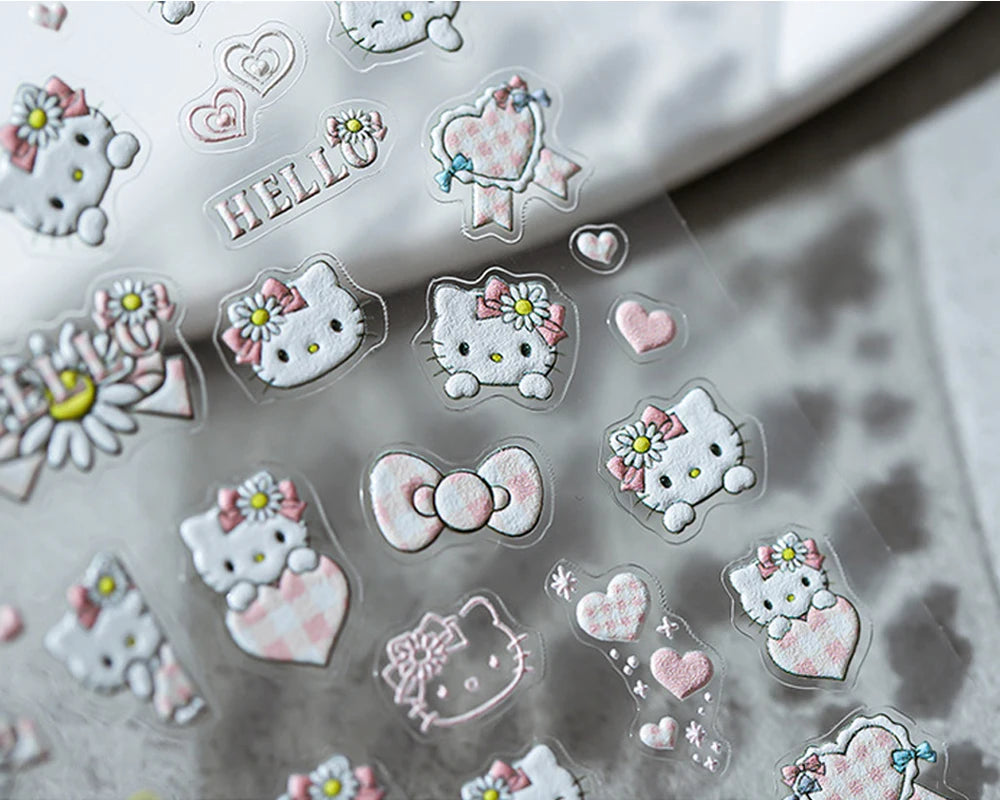 Hello Kitty DIY 5D Nail Sticker