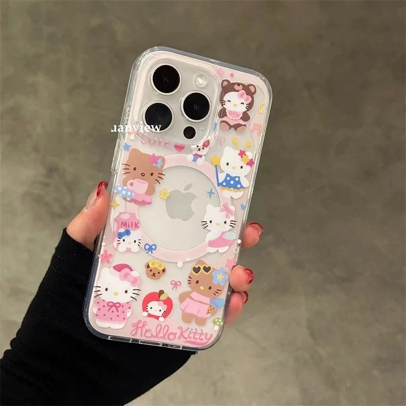 Hello Kitty Fun Shake Magnetic Holder Case