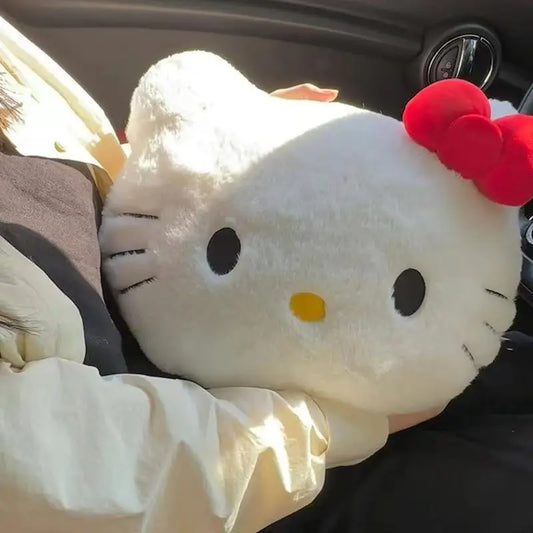 Hello Kitty Head Cushion – For Car Rides & Cozy Naps