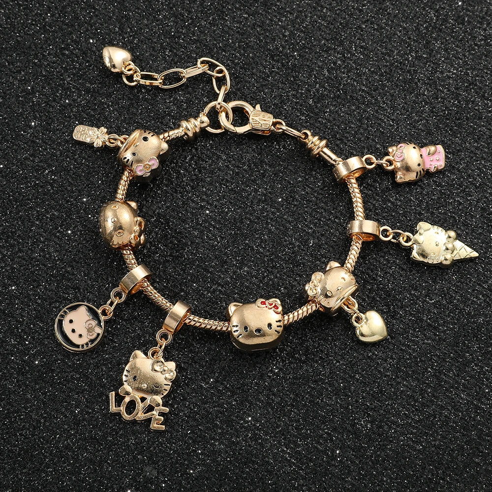 Hello Kitty Luxe Gold Plated Bracelet