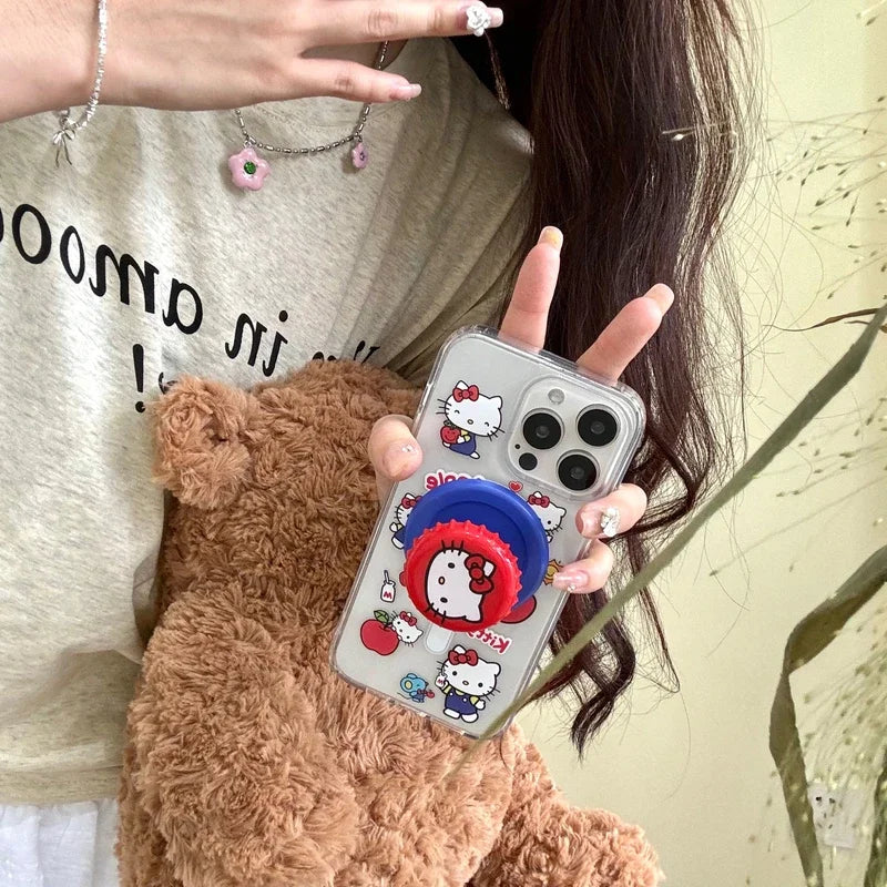 Hello Kitty Magnetic Bracket Phone Case | Sanrio Protection & Style