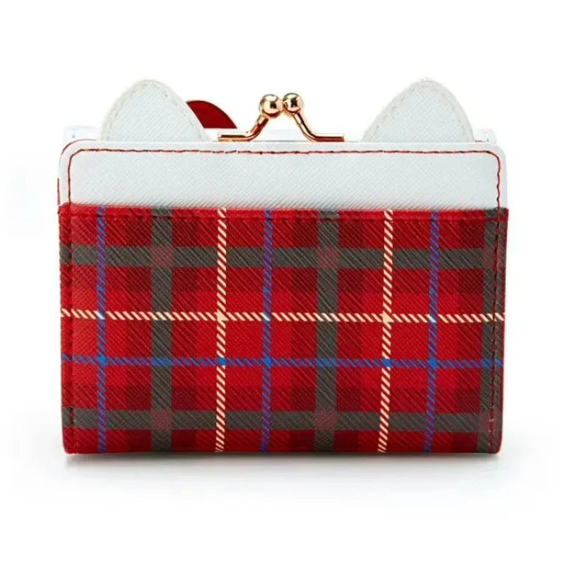 Hello Kitty PU Leather Folding Wallet – Stylish and Functional Design