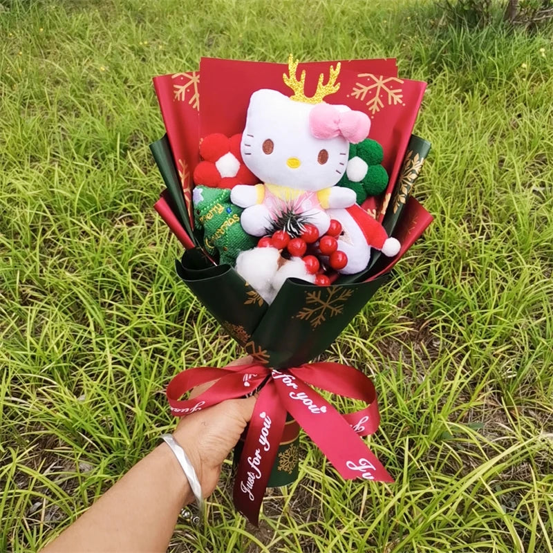 Hello Kitty Plush Bouquet | Christmas Edition | Sanrio Holiday Gift