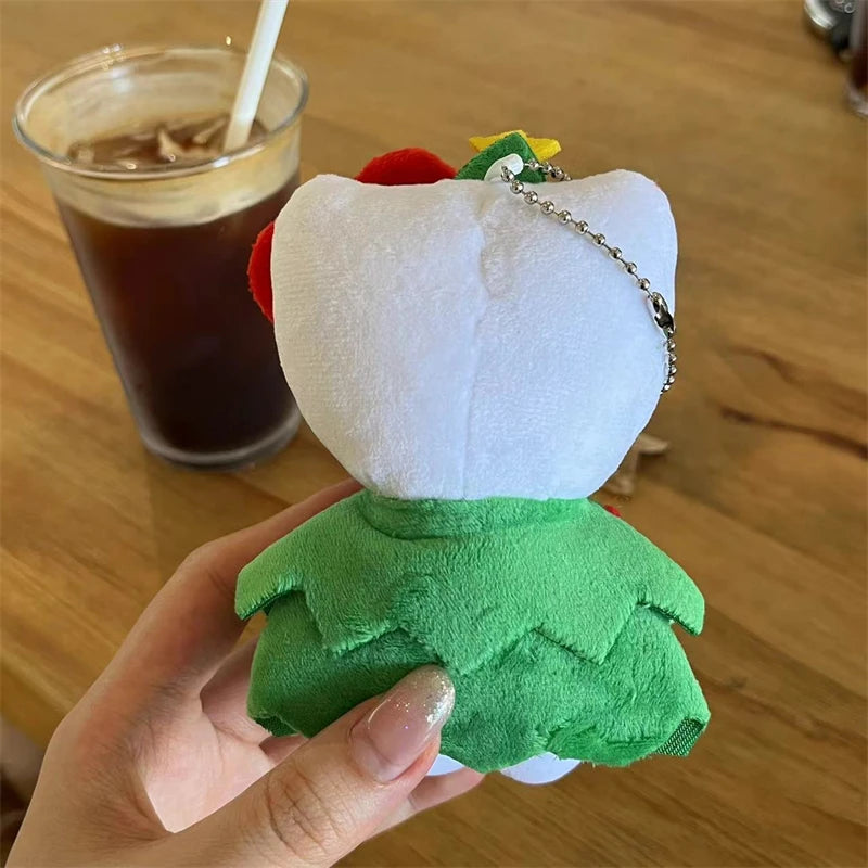 Hello Kitty Plush Keychain for Xmas Festive