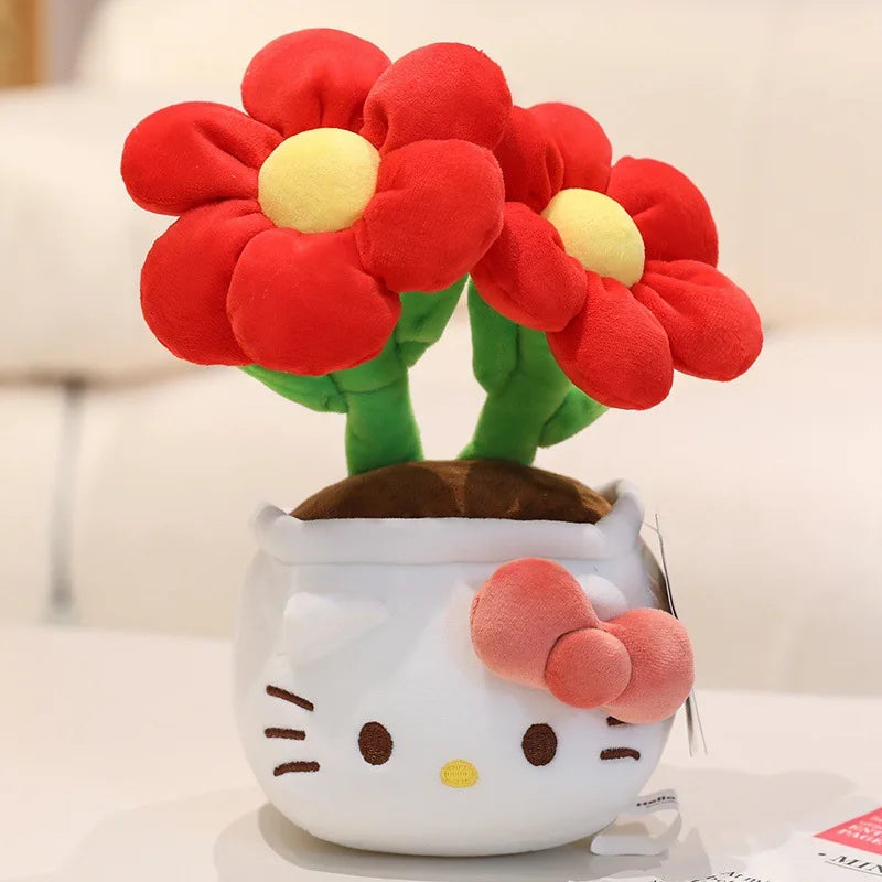 hello kitty plant pot Hello Kitty Flower Pot Plushies