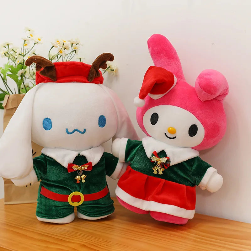 Holiday My Melody Plush Toy – 35cm Festive Christmas Edition