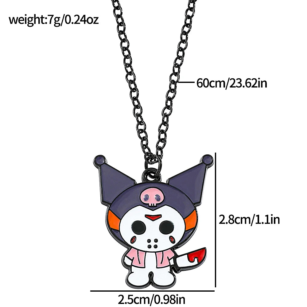 Kawaii Kuromi Halloween Sanrio Necklace