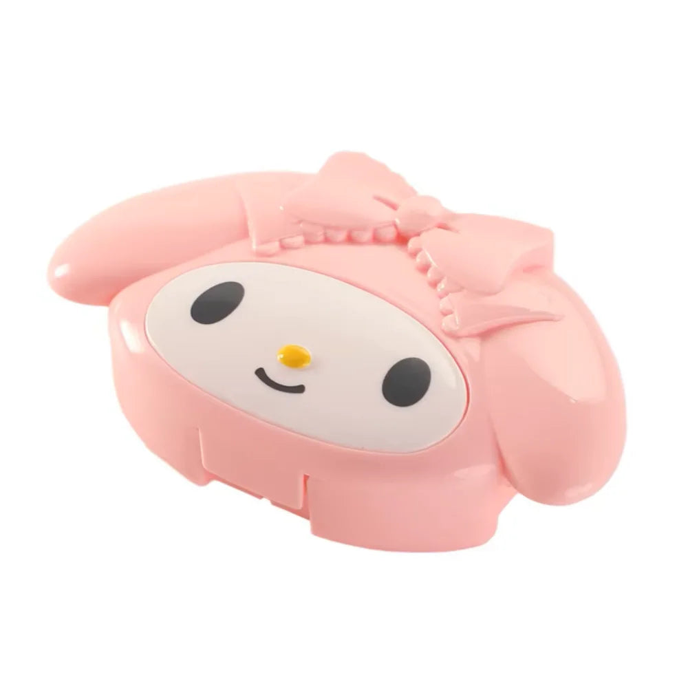 Kawaii Melody Pocket Pill Case | 4-Compartment Organizer