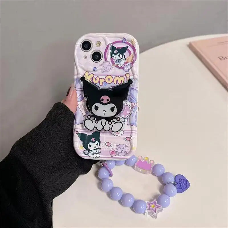 Kawaii with an Edge: Kuromi 3D Curved Bracket Bracelet Case