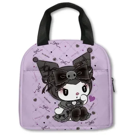 Kuromi Portable Insulated Lunch Bag for Kids