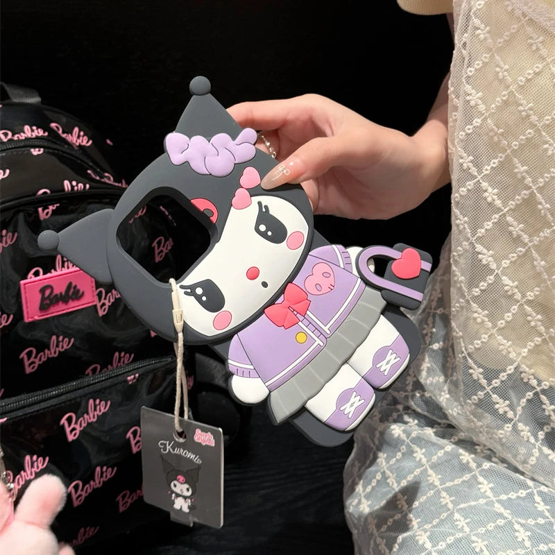 Kuromi the Trendsetter: 3D Handbag Phone Case