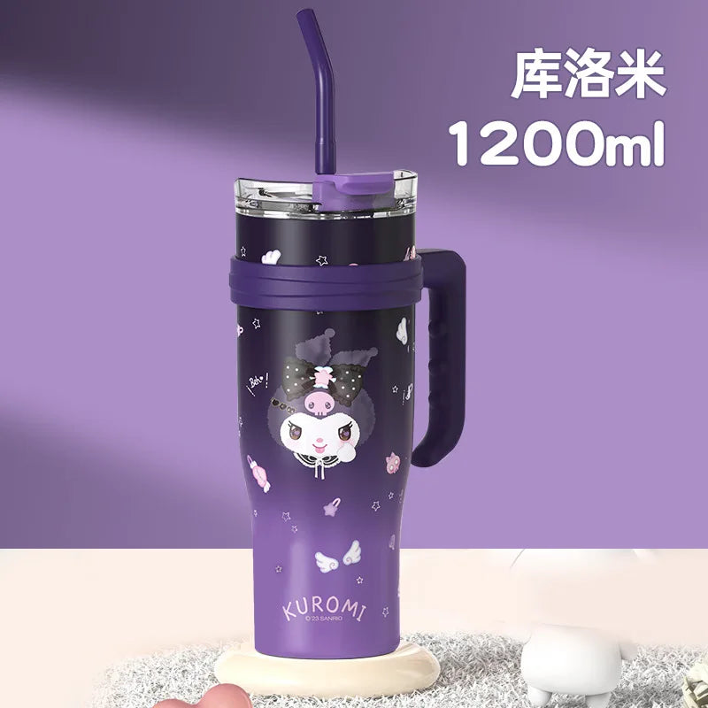 My Melody 1200ml Vacuum Cup with Straw | Large Capacity and Cute Design