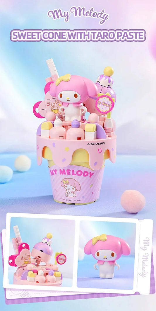 My Melody’s Taro Sweet Cone Mini Blocks