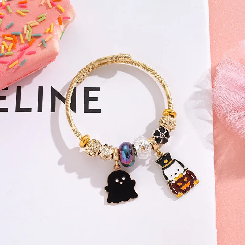 Pochacco Beaded Bracelet for Halloween