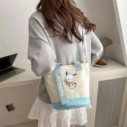 Pochacco Bucket Tote – Adorable Sanrio Shoulder Bag