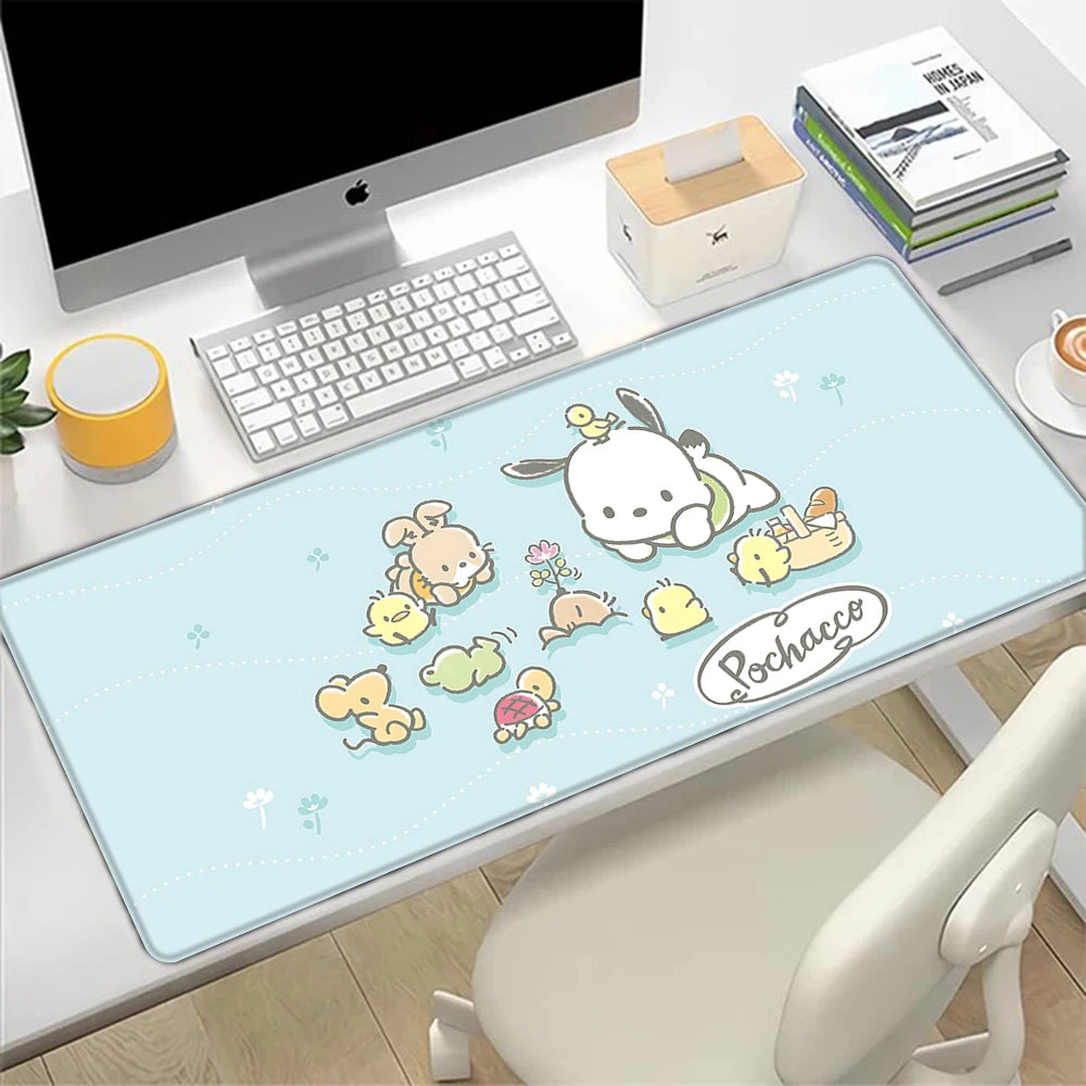 Pochacco Color Pop Desk Mat – Large Mousepad for Work or Play
