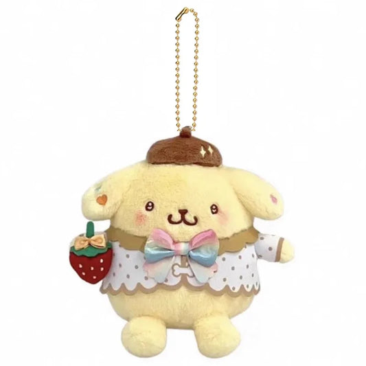 Pompompurinâs Berry Delight â Plush Keychain Edition