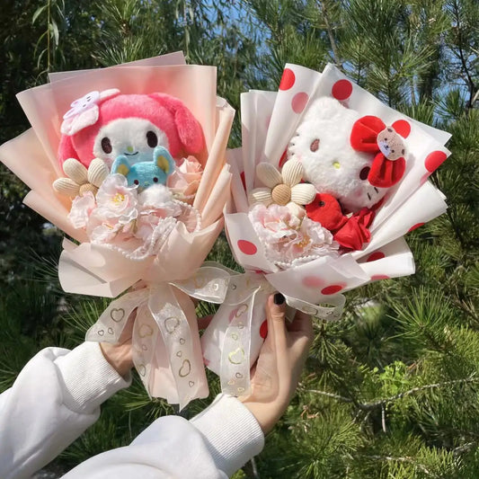 Purr-fect Love: Hello Kitty’s Red Bloom
