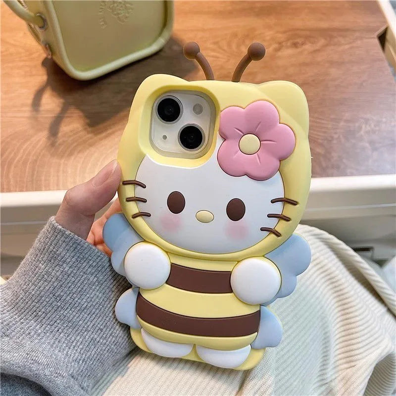 Sanrio Hello Kitty 3D Bumble Bee Phone Case – Kyoota Sanrio Hello Kitty 3D Bumble Bee Phone Case – Kyoota