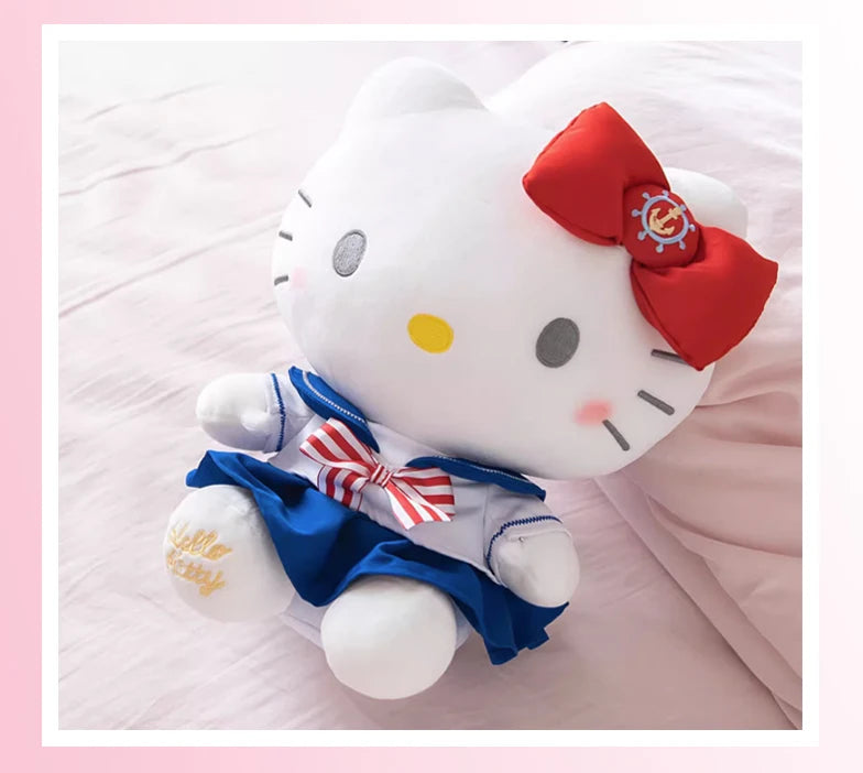 Sanrio Hello Kitty Plush Toys in Sailor Uniforms