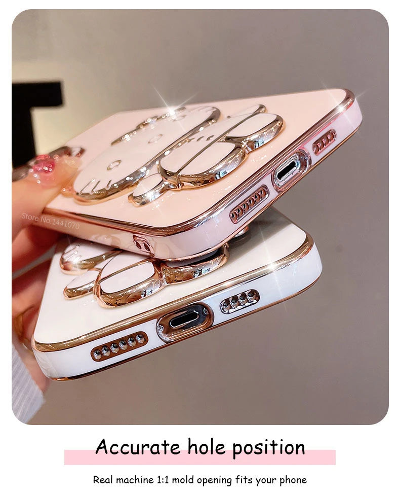 Hello Kitty Phone case with Mirror and Bracket