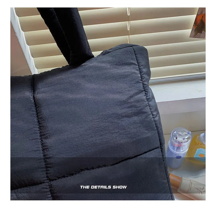 Puffer Shoulder Bag with Kuromi Character
