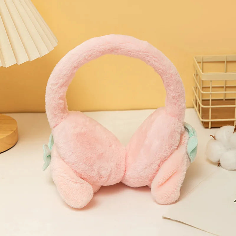 Sanrio Character Soft Plush Ear Warmer |Fluffy Earmuff (Kuromi, My Melody, Cinnamoroll, Pompompurin)