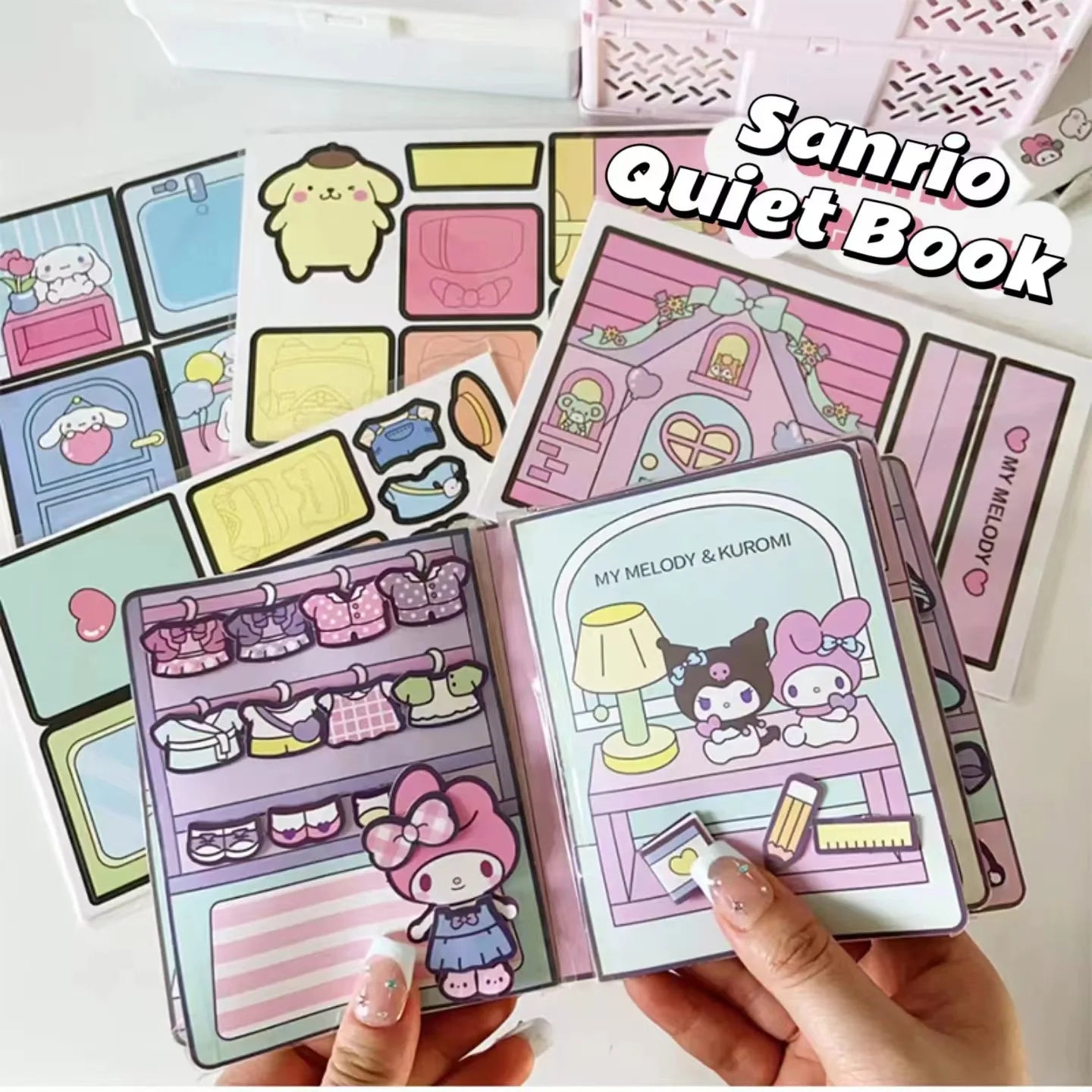 Sanrio Quiet Book Material Pack PreCut DIY Quiet Book Kyoota