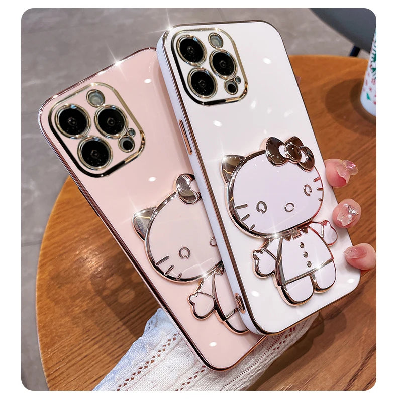 Hello Kitty Mirror and Bracket Holder iPhone case