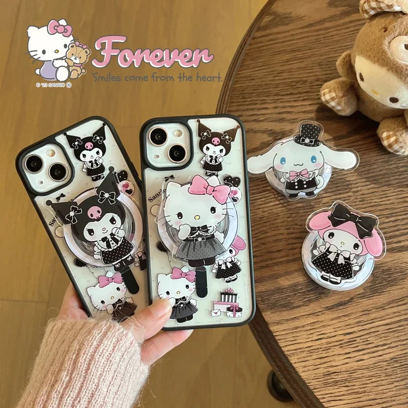 SAnrio Hello Kitty MagSafe Compatible Phone Case with Magnetic Bracket