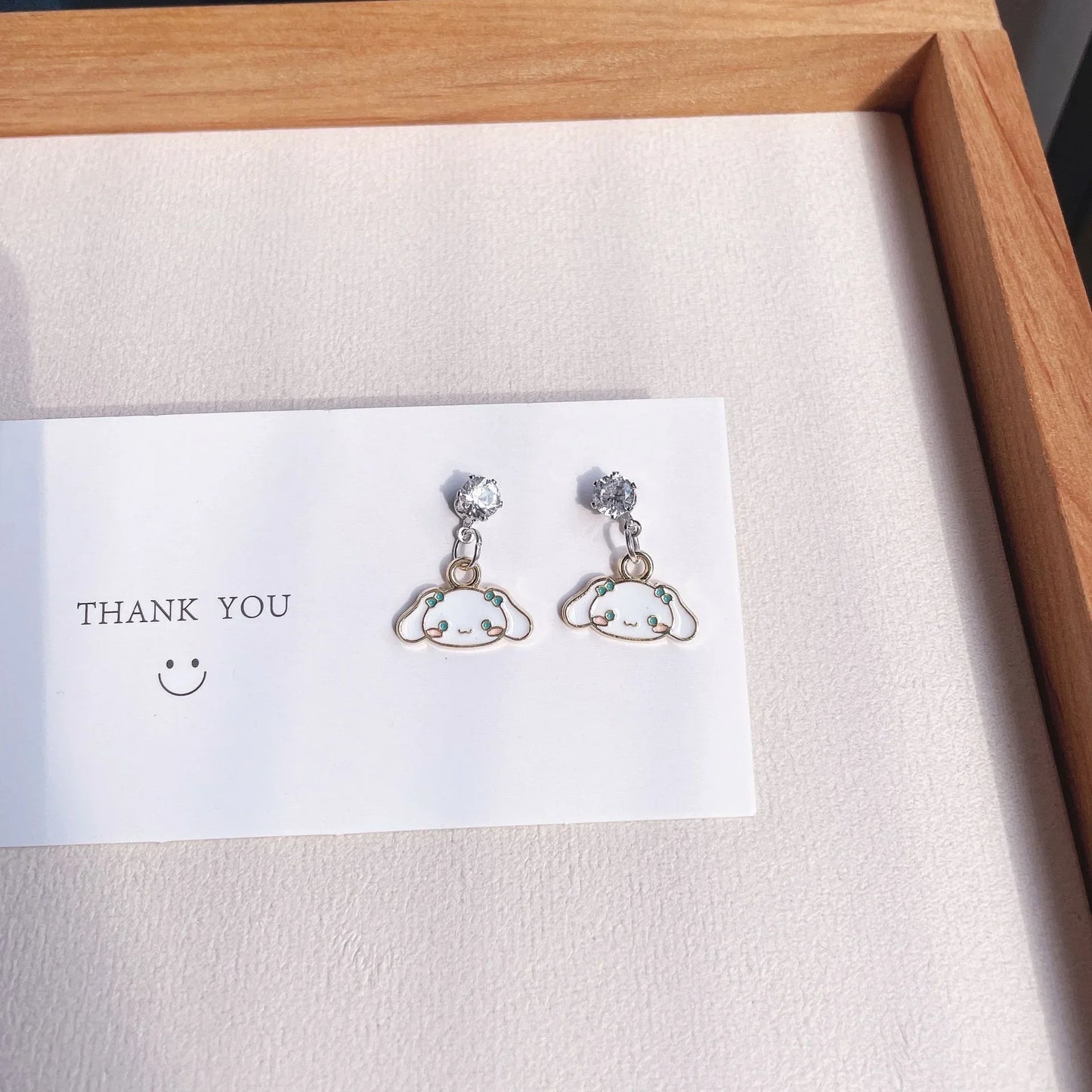 Sanrio Cinnamoroll Stud Earrings | Cute and Playful Design